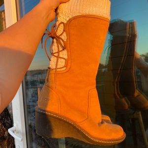 Ugg heeled boots